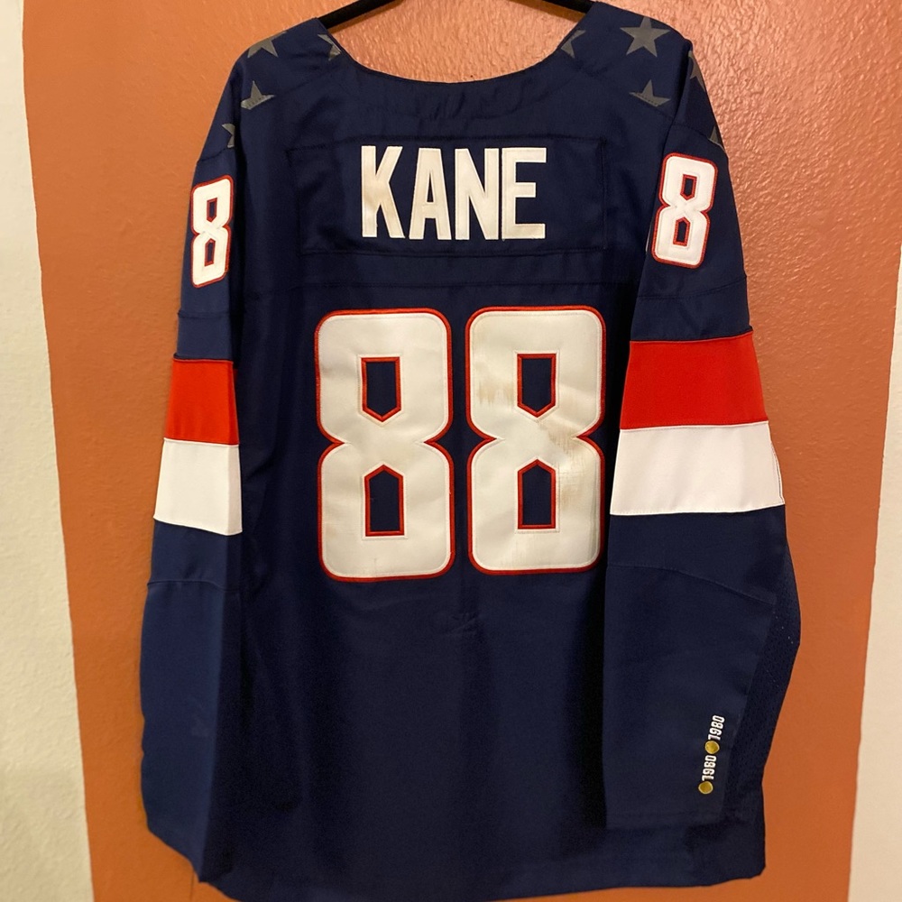 Olympic NIKE Kane hockey jersey #88 men’s size XL